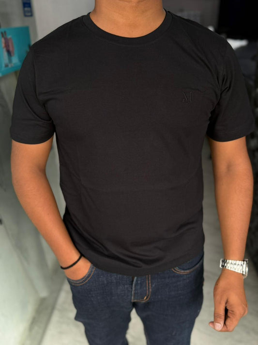 BRANDED BASIC PLAIN HALF SLEEVE T-SHIRT
