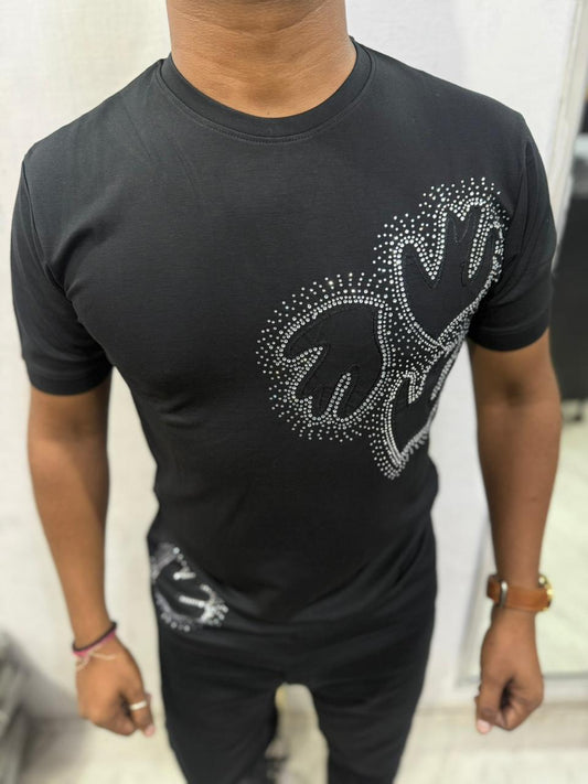 DIAMOND WORK PREMIUM FABRIC T-SHIRT