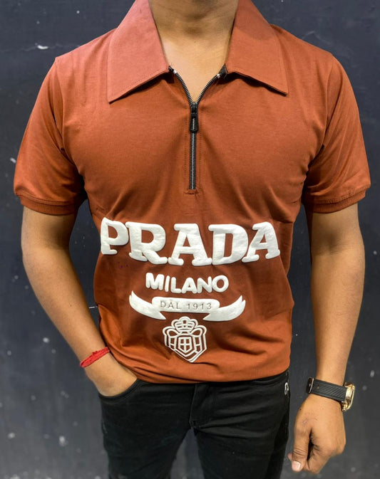 CUBAN COLLAR TSHIRT