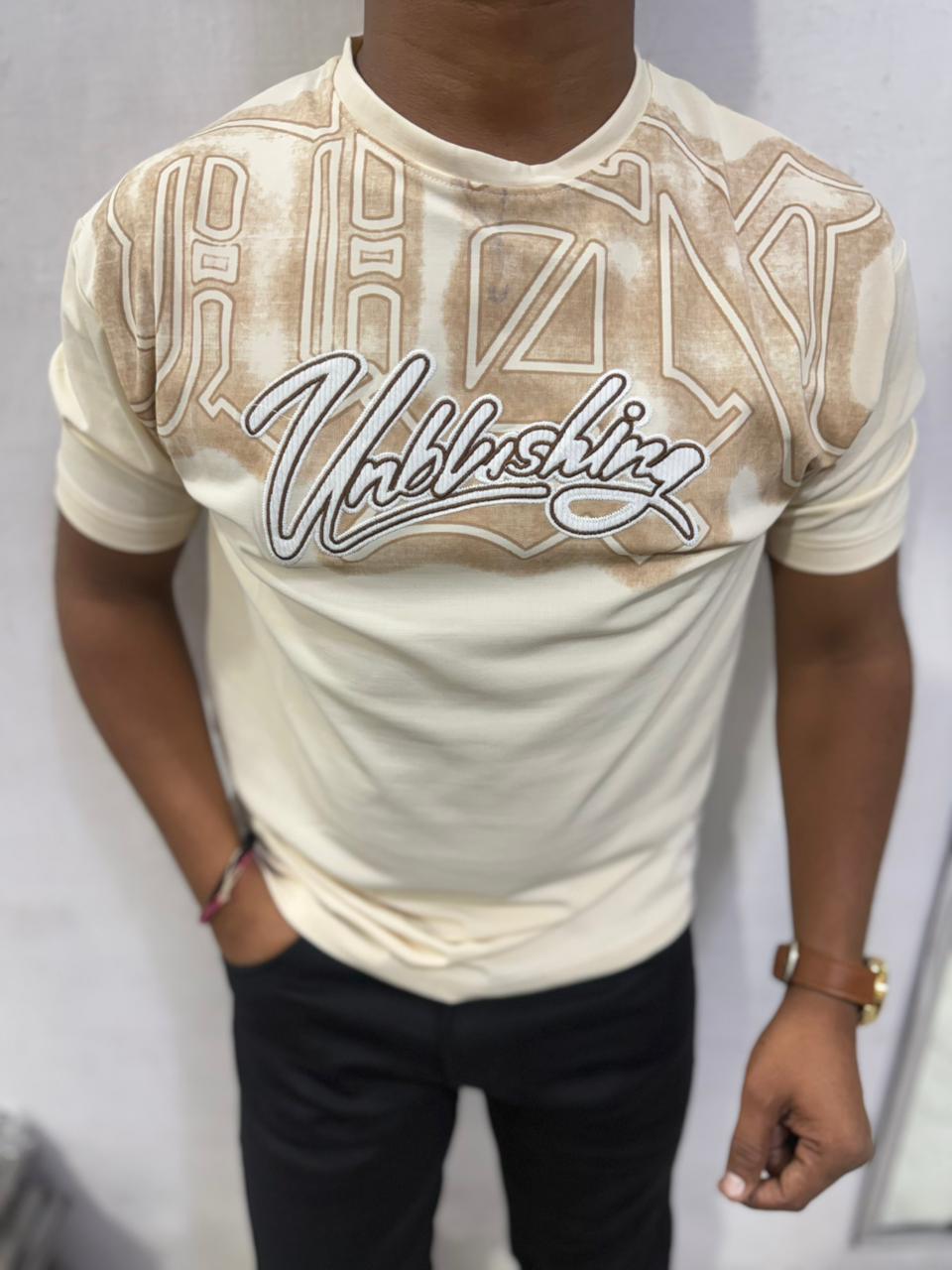 BRANDED VERY PREMIUM FABRIC T-SHIRT – RA STYLE